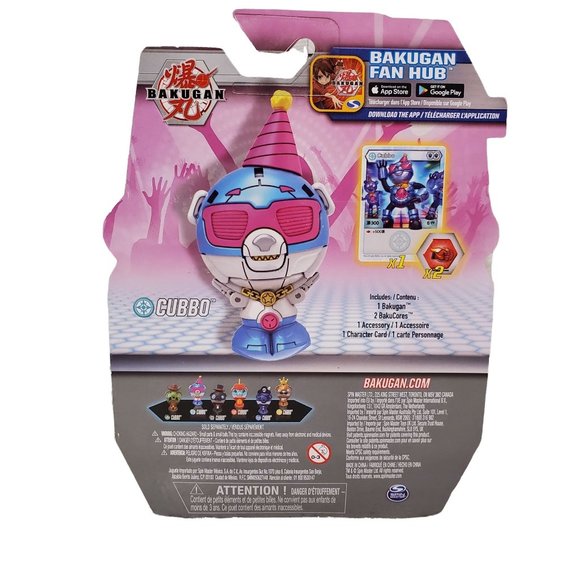 Bakugan Toys Bakugan Party Cubbo Pack Transforming Collectible